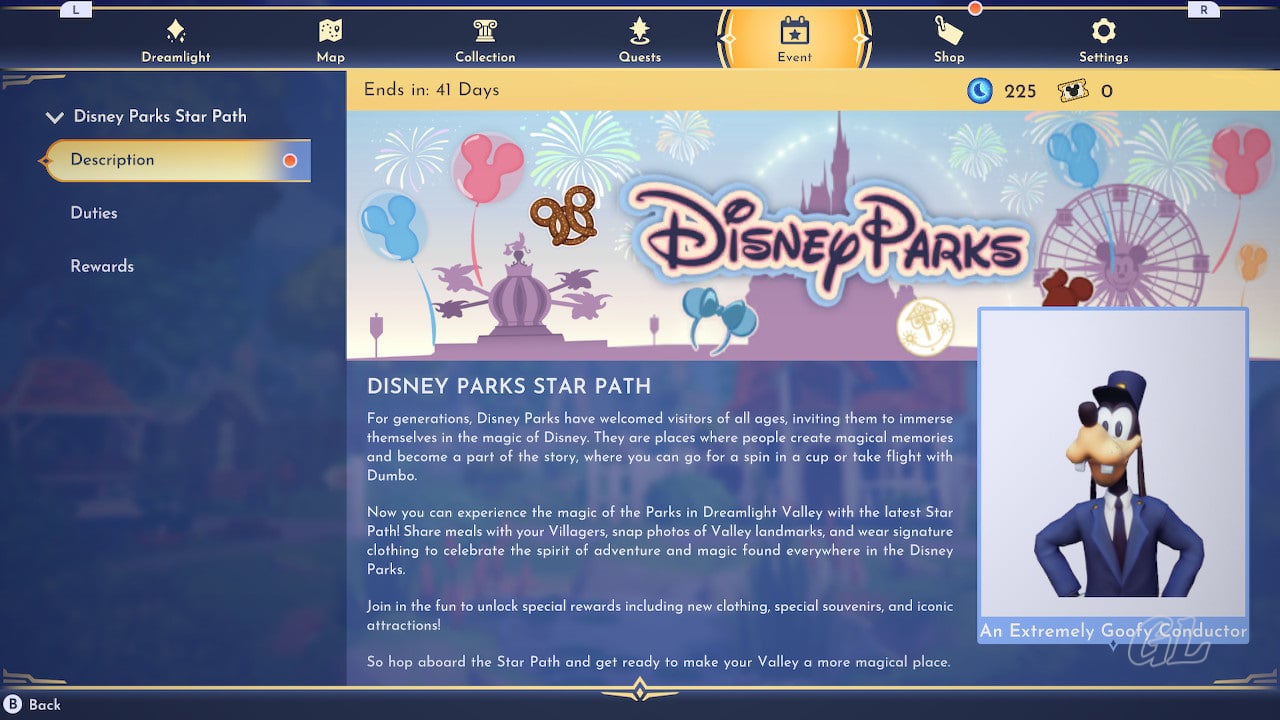 Disney Parks Star Path