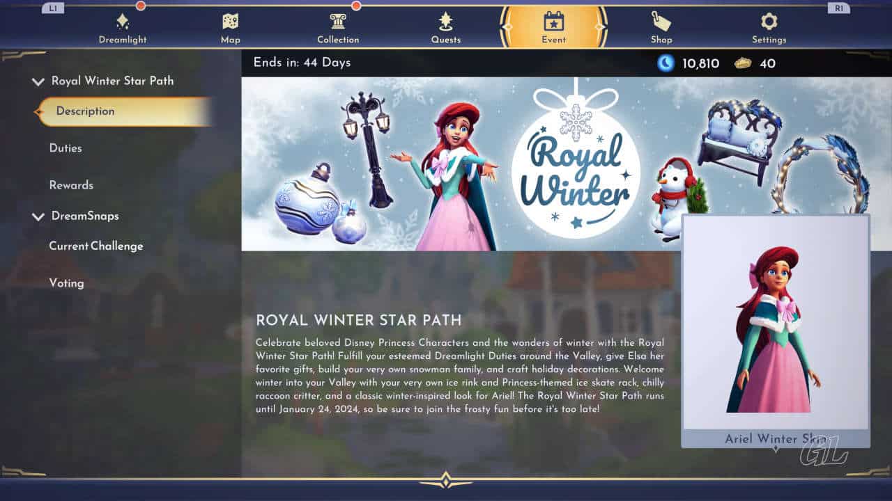 Royal Winter Star Path