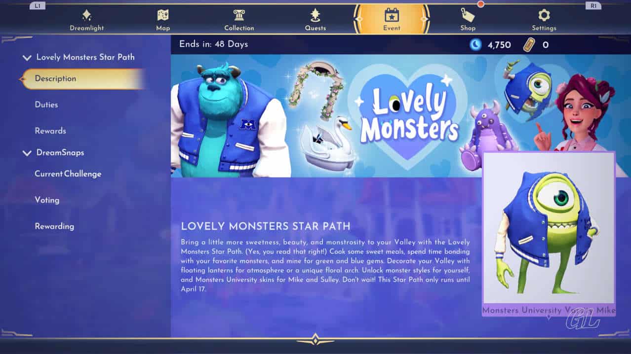 Lovely Monsters Star Path