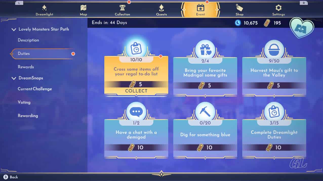 What is Your Regal To-Do List in Disney Dreamlight Valley