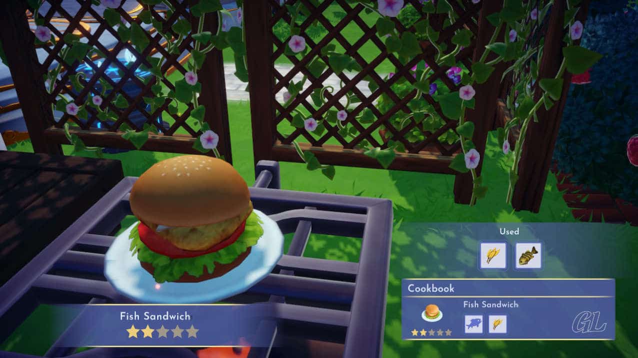 How to Make Fish Sandwich in Disney Dreamlight Valley